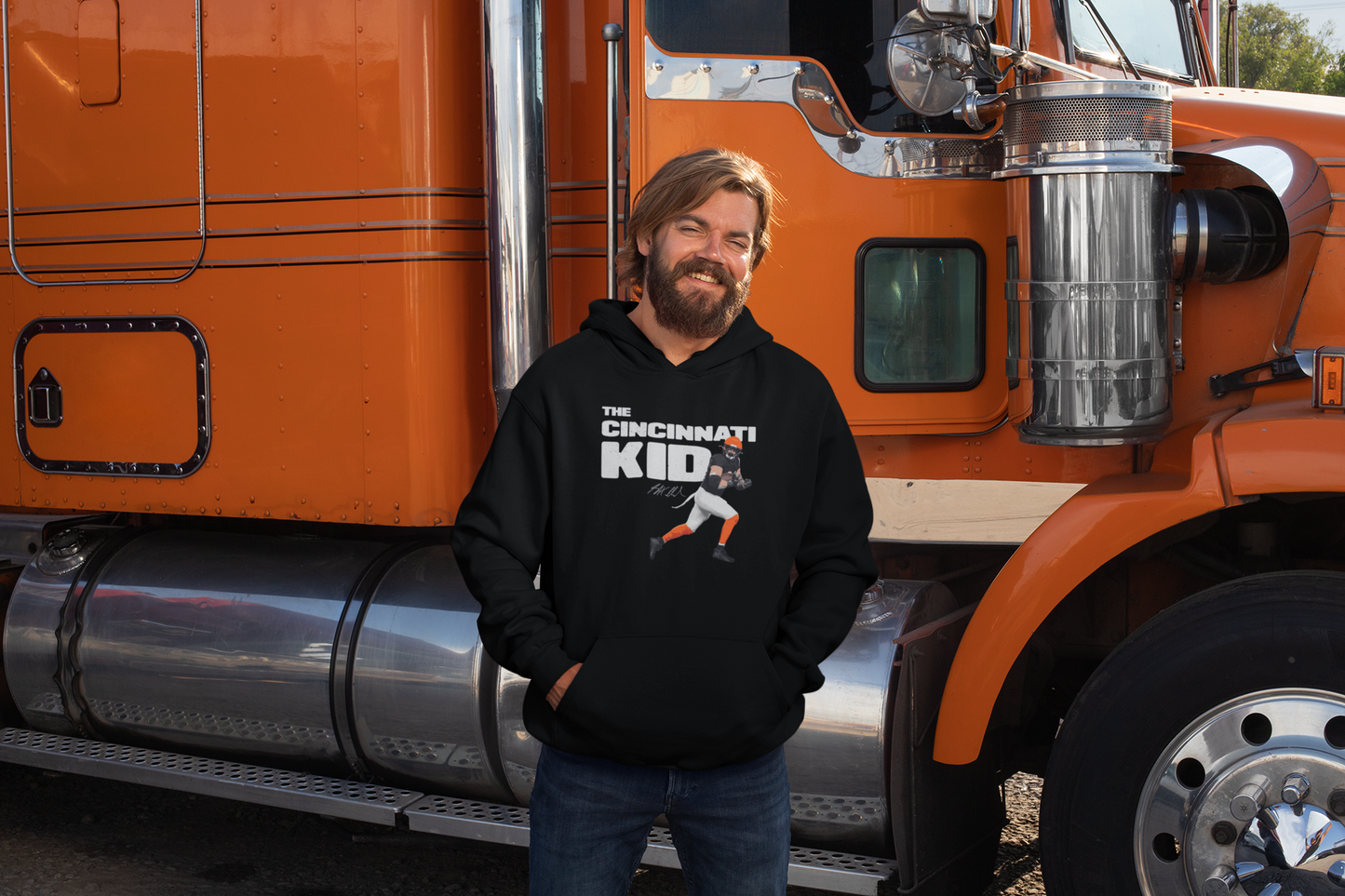 The Cincinnati Kid - Hoodie - UNISEX - BLACK